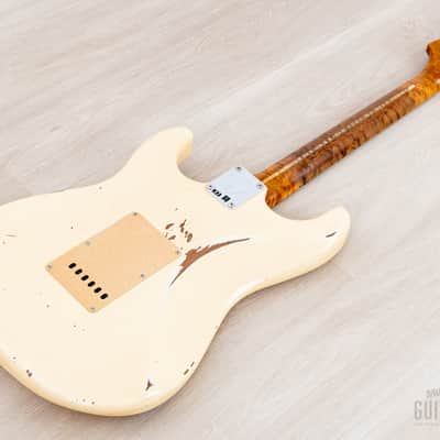 2020 Fender Custom Shop NAMM ‘17 Limited Edition 1956 Stratocaster Roasted Relic White w/ Case, CoA image 12