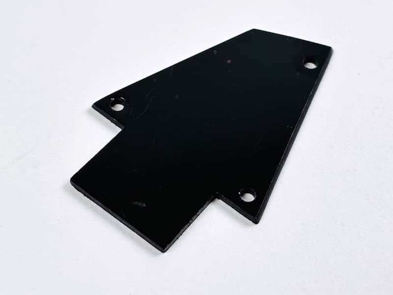Ibanez RG Series Truss Rod Cover – Original 80s - Black image 1