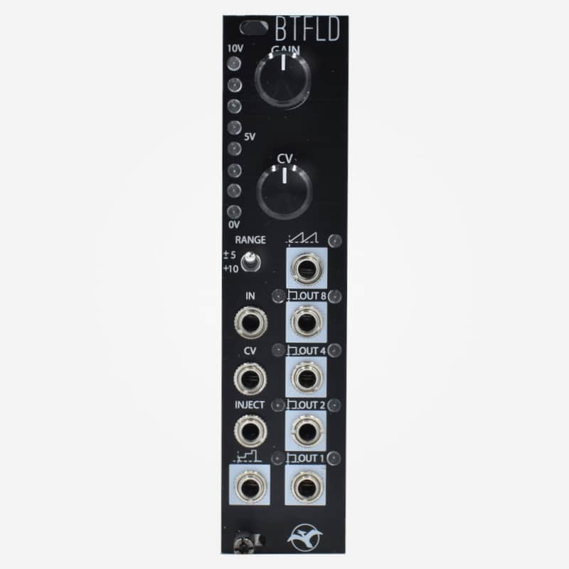 Schlappi Engineering BTFLD (Black) Eurorack Wavefolder and VC ADC Converter Module image 1