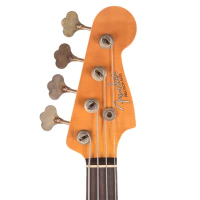 Fender Custom Shop 1960 Precision Bass Relic Super Faded Aged Charcoal Frost Metallic (Serial #CZ591609) image 6