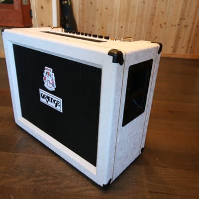 Prototype #2 Orange Oriverb Orianthi Signature (signed)  2-Channel 50-Watt 2x12" Guitar Combo 2024 - Present - White image 4