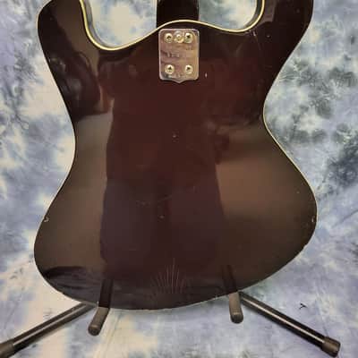 Video Demo Vintage RARE 1968 Japan Noble Model EG 68-2HT Mosrite Style Dual Pickup New Strings Pro Setup Gigbag image 14