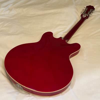 2012 Epiphone Casino - Last of the Made in Korea (MIK) Casinos - Cherry - Free Pro Setup - 5.9 lbs image 15