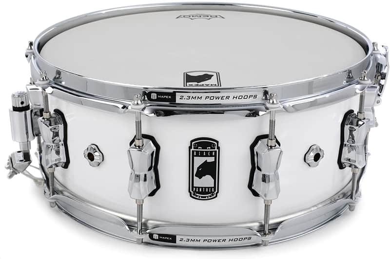 Mapex Black Panther Venom Snare Drum - 14 x 5.5 inch - Arctic White (BPNML4550COW) image 1