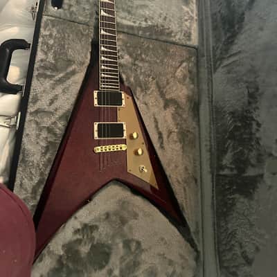 ESP LTD KH-V Kirk Hammett Signature 2023 - Present - Red Sparkle image 3