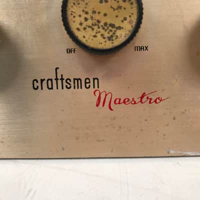Craftsmen Maestro Model CA-11 Tube Amplifier image 2