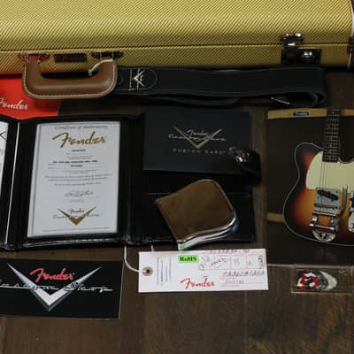 2025 Fender Custom Shop '50 Double Esquire Telecaster Electric Guitar Blonde Relic + COA OHSC image 2