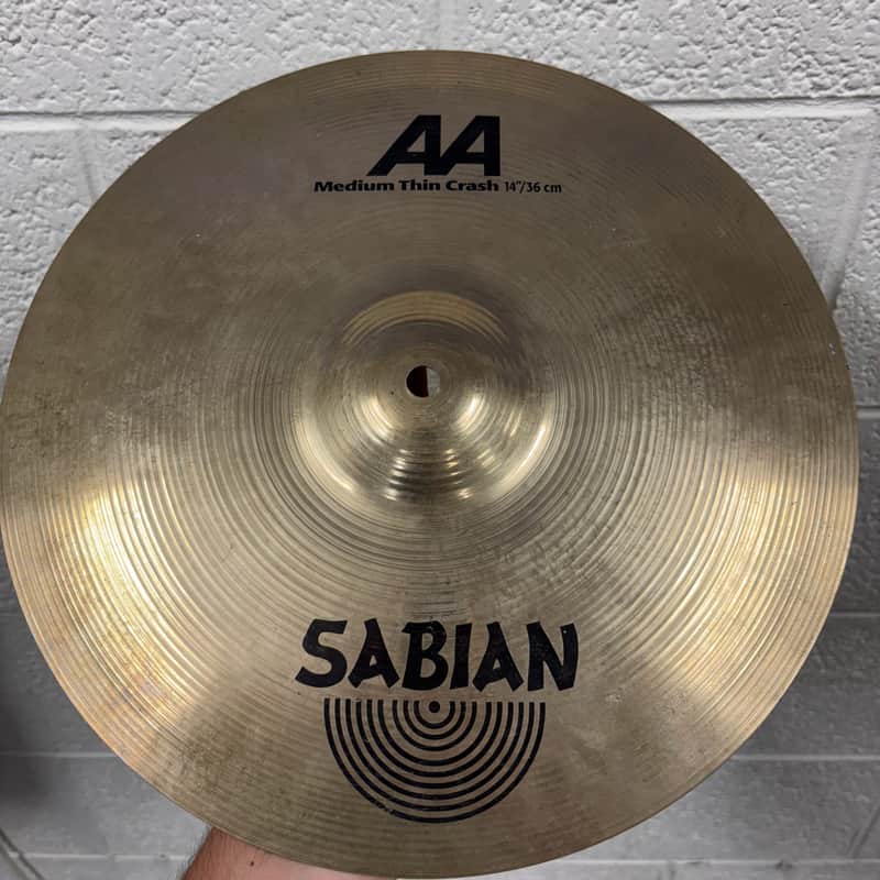 Sabian 14" AA Medium Thin Crash Cymbal