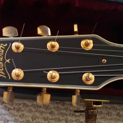Washburn HB35 Brown Sunburst Made in Japan Hollowbody Bild 3