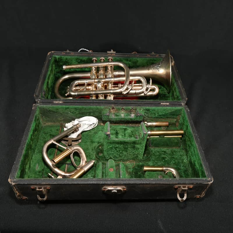 J.W. York & Sons Cornet with Case image 1