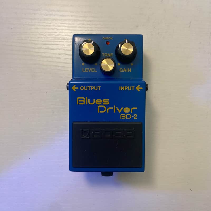 Boss BD-2 Blues Driver (Silver Label) 1995 - Present - Blue