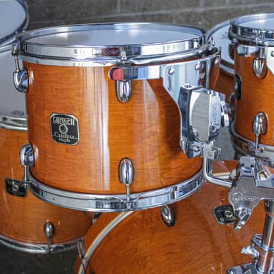 Gretsch Catalina Maple Amber Gloss 6-Piece Drum Kit (22/16/14/12/10/SD) image 7