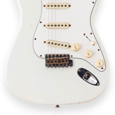 Fender Custom Shop 1969 Stratocaster Journeyman Faded Aged Olympic White image 2