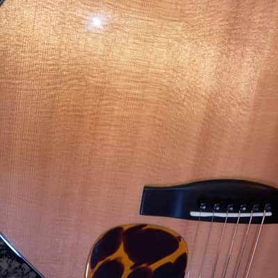 August acoustic electric jumbo usa made guitar image 9