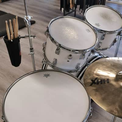 Rogers '70s 4 Pieces Drum Shell Kit, No Snare - White, Used image 11