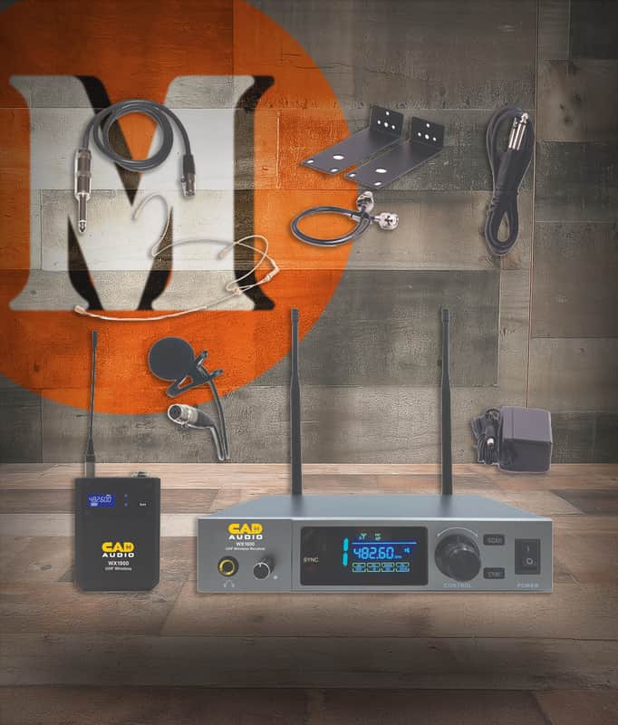 CAD WX1800BP True Diversity UHF Wireless Body Pack Microphone System (WX1800BP-U) image 1