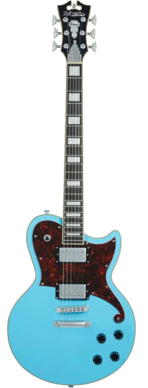 D'Angelico Premier Brandon Niederauer Atlantic Guitar - Sonic Blue w/Gig Bag image 1