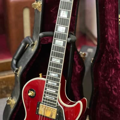 2010 Gibson Custom Les Paul Custom - Translucent Red image 3