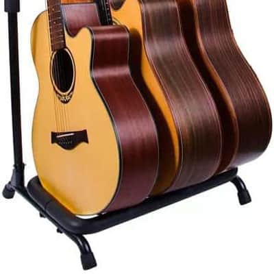 5 Core Guitar Rack Stand 3 Guitars Holder Universal Multi Storage for Acoustic Electric and Bass - GRack 3N1-GRack 3N1 OVAL image 14