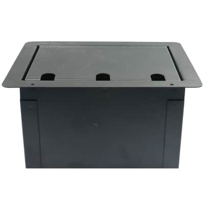 FBL10+AC Recessed Floor Box With 10 XLRF +AC -PREWIRED image 4