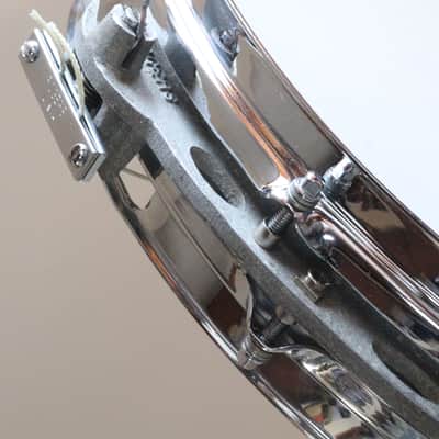 RARE Rogers Satellite Piccolo Snare Drum, Grey Cast Shell, Original Wires, 1970s -ALMOST LIKE NEW  / INSPECTED & TESTED image 6