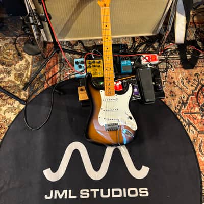 1996 Fender 50th Anniversary American Series Stratocaster, Maple Fretboard - Tobacoburst - Screenused Prop! image 1