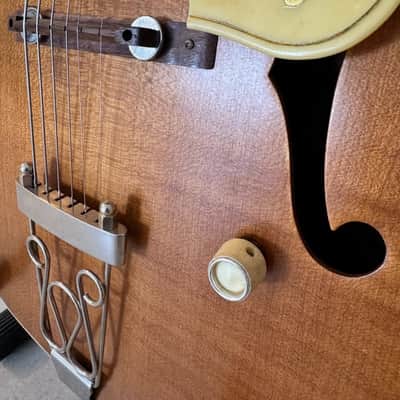 Maton EG45A Premier Hollow Body Electric Guitar 1962 - Natural image 6