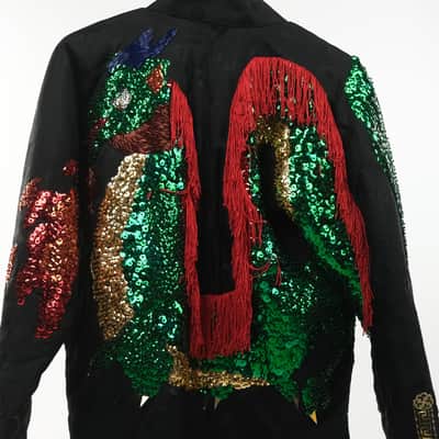 Dragon Sequin Jacket Size L Owned by Victor Wooten image 10