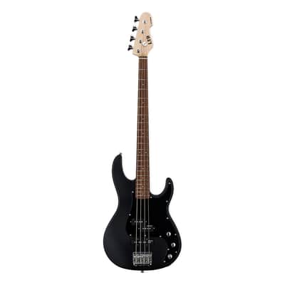 ESP LTD AP-204 Bass Guitar - Black Satin image 2