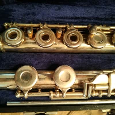 Armstrong 103 Open-Hole C-Foot Flute, with Case & Rod. USA. Very Good Condition image 3