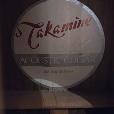 Takamine G334 Dreadnought Acoustic-Electric Natural w/ OHSC image 7