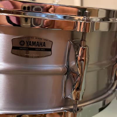Yamaha RAS-1455 Recording Custom 5.5x14" Aluminum Snare Drum 2016 - Present - Silver/Chrome image 2