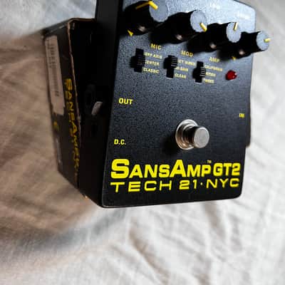 Tech 21 SansAmp GT2 Tube Amp Emulation Pedal image 1