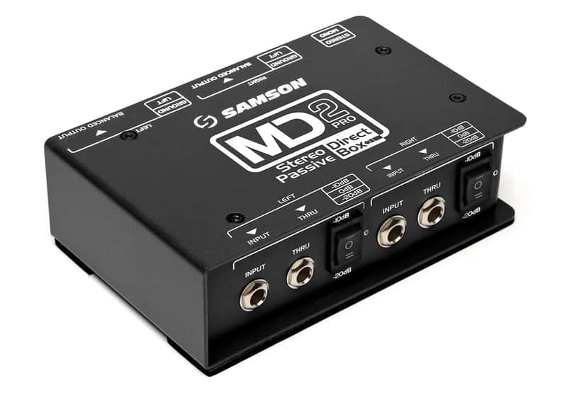 Samson ESAMD2PRO S-Max MD2Pro Stereo Passive Direct Box image 1
