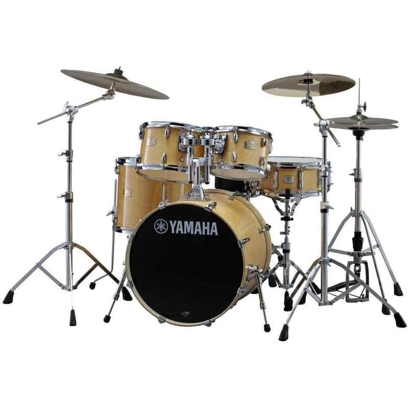 Yamaha SBP2F50 Stage Custom Drum Shell Kit,  5-Piece, Natural image 1