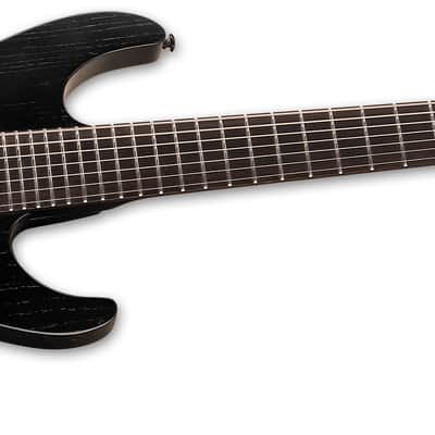 ESP LTD AW-7B Baritone Open Grain Black Satin - BRAND NEW - Comes with ESP Hard Case! image 4