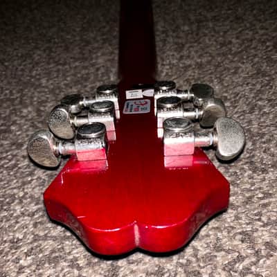 Epiphone The Dot ch  Cherry red electric guitar semi hollow body image 10