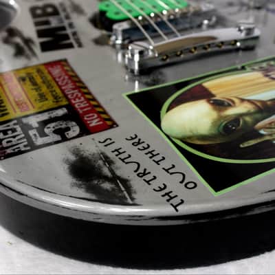 Custom Painted and Upgraded (Aged and Worn) Epiphone LP Special ll With Matching Headstock image 20