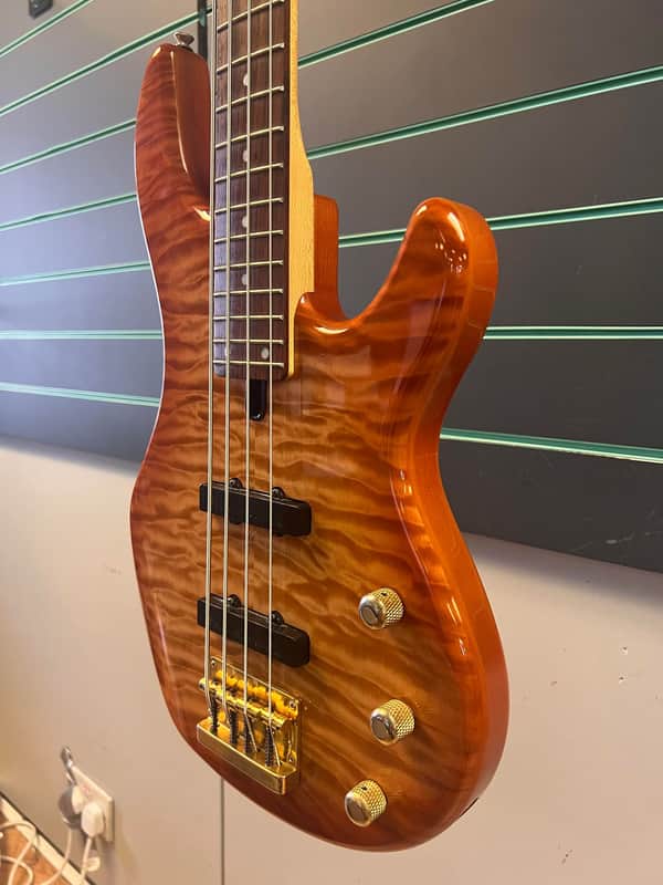 Yamaha BB-G4A Amber Burst 1997 Electric Bass Guitar | Reverb