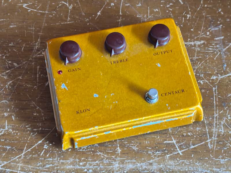 Klon Centaur Professional Overdrive Boost Pedal Gold color image 1