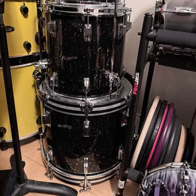 Rogers Cleveland Series 3-Piece 12/14/18 Bop Drum Kit Set in Mardi Gras Lacquer image 1