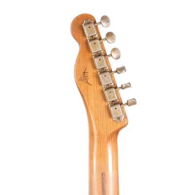 Fender Custom Shop 1953 Stealth Esquire Roasted Ash Journeyman Relic Butterscotch Blonde Masterbuilt Andy Hicks image 13