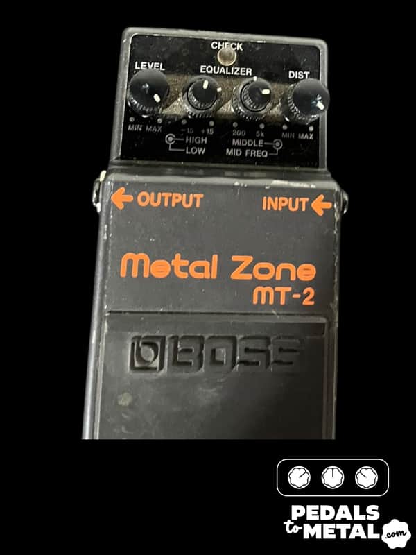Boss MT-2 Metal Zone (Silver Label) 1991 - Present - Black X11293 image 1