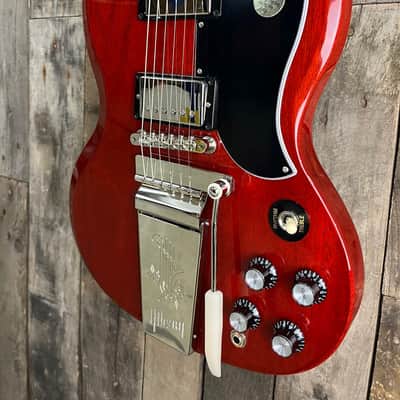 SG Standard 61 Maestro Vibrola Vintage Cherry Gibson image 7