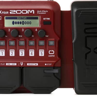 Zoom B1X FOUR Bass Multi-effects Processor with Expression Pedal image 1