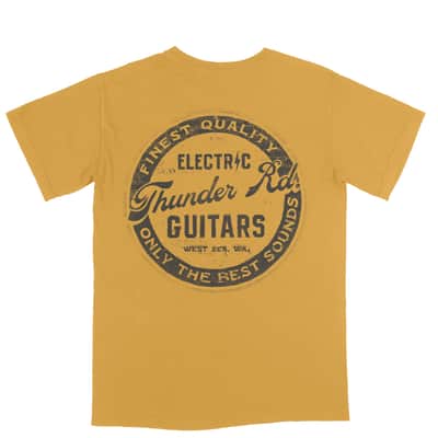 Thunder Road Mural T Shirt Golden Yellow-2XL image 2