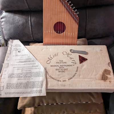 Vintage Judy Harp w/ Tuning Wrench and Accessories image 6