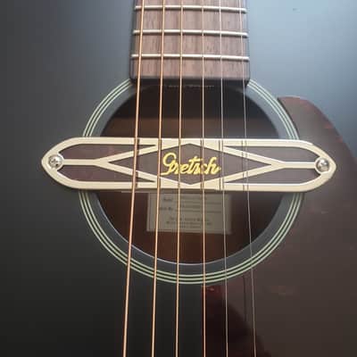 Gretsch Jim Dandy | Deltoluxe Parlor | All Satin finish Black top over Mahogany | Serial No. IWA2418645 image 4