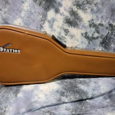 Vintage RARE 1970's Ovation Deep Bowl Brown Hard Shell Case #1 image 1