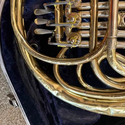 C. G. Conn 6D Double French horn. Made in USA image 10